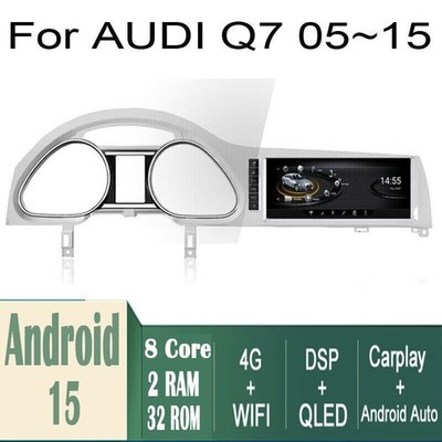 10.2'' For AUDI Q7 2005~2015 Android Navigation Car GPS Stereo Radio Wifi Carplay