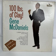 Gene McDaniels - "100 lbs of Clay!" 1961 Monaural Vinyl LP VG+/VG+