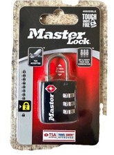 Master Lock Combination Luggage Lock, Travel Sentry, TSA Accepted, NEW
