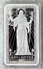 PAMP SUISSE 10 oz .999 Silver  Lady Of Justice Bullion Bar in Original Capsule