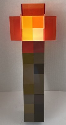 Minecraft Redstone Torch Lamp Nightlight 12.6 Inch LED Costume Cosplay Light S1