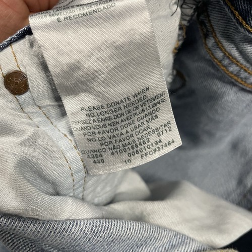 Vintage Levis 501 XX Button Fly Jeans USA Made 32x34 Light Wash 00501-0194 Y2K - Picture 13 of 13