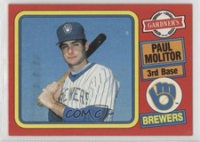 1985 Topps Gardner's Bakery Milwaukee Brewers Paul Molitor #13 HOF 12vl