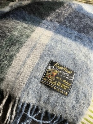 Mohair Decke ca. 120 x 90 cm EAGLE PLAID