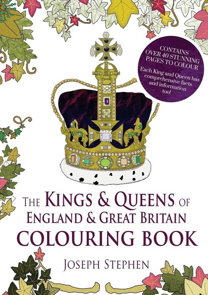 The Kings And Queens Of England And Great Britain Colouring Book Joseph Stephen-image