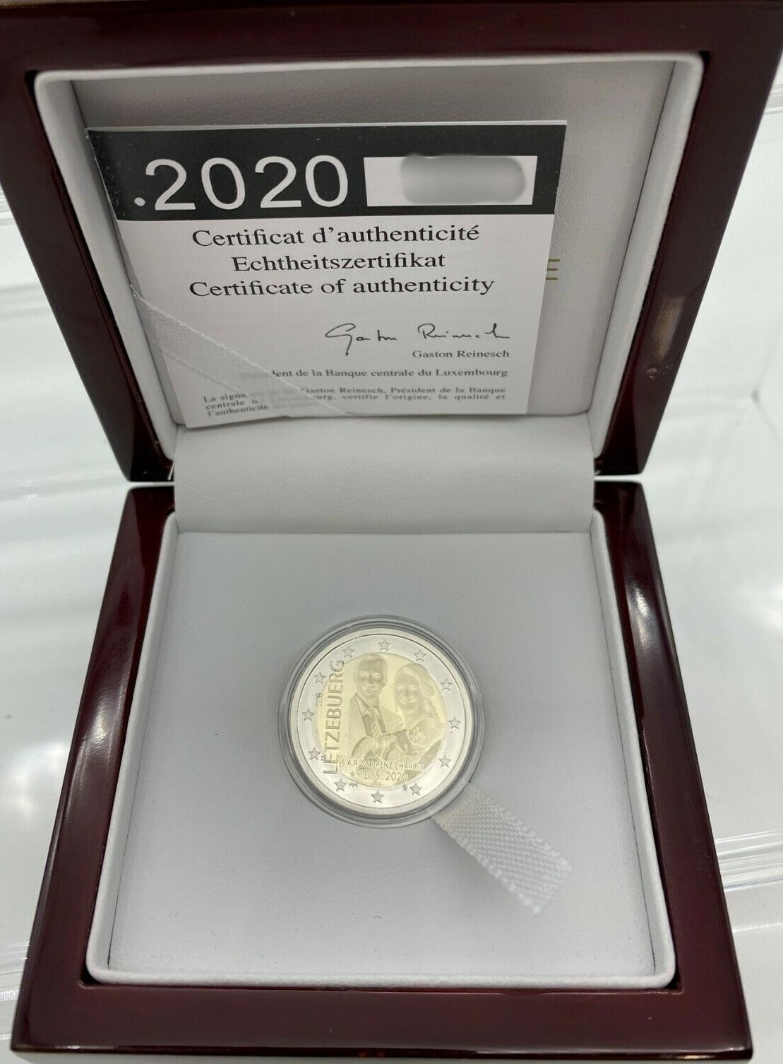 Coffret 2 Euros BE Naissance Princière 2020