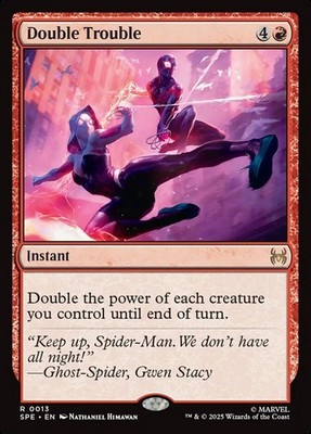 MTG Magic the Gathering Double Trouble (13/26) Marvel's Spider-Man Eternal LP