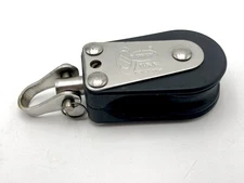 Seaway 2-1/2  (64mm) Swivel Single Block w Shackle USA Sailboat Rigging