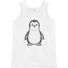 'Penguin Cartoon' Adult Vest / Tank Top AV047810 