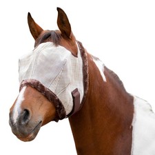 Kensington Fly Mask with Fleece Trim for Horses  Protects Face and Eyes from
