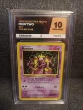Pokemon Black Star Promo Karte Ace Grade 10 DVD Release #14 Mewtwo Gem Mint