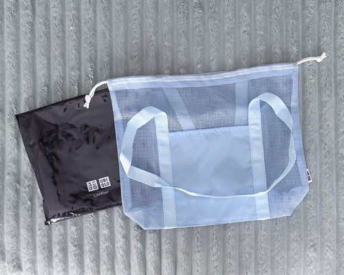 NWT UNIQLO LifeWear Mesh Tote Bag