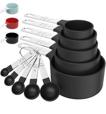 Tiluck Measuring Cups Spoons Set Stackable Cups And Spoons Nesting Measure Cups