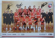 BroseBamberg Mannschaftskarte Autogrammkarte AK Brose Baskets viele handsigniert