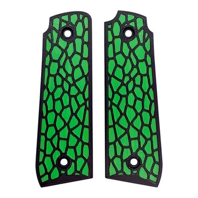 Green & Black Reptile Printed Ruger Mark IV 22/45 Grips MK 4