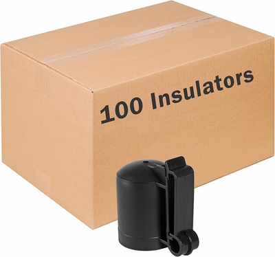#ad #ad Zareba T Post Top Insulator 100 Pack Black Insulator for Electric Fences U $201.49