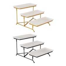 Set di vassoi da portata a 3 livelli Vassoio da portata a più livelli per