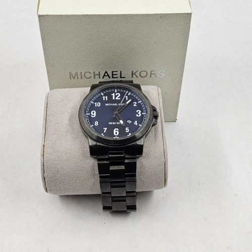 Orologio da uomo MICHAEL KORS Paxton MK8499 quadrante blu 6 pollici.