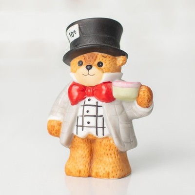 Enesco Lucy And Me Lucy Rigg Bear Mad Hatter Alice In Wonderland 1987 Rare