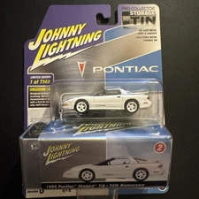 johnny lightning Storage Tin 1994 Pontiac Firebird T/A 25th Anniversary