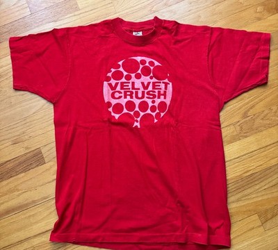 90s Velvet Crush T-Shirt Vintage Fruit of the Loom MADE IN USA Single Stitch XL