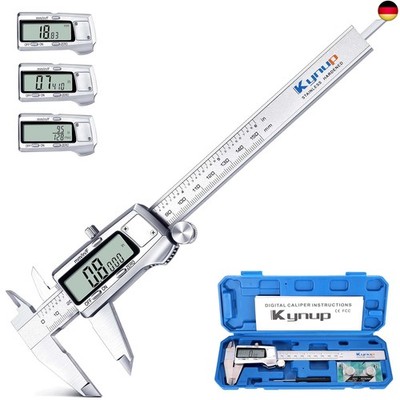 Digital Vernier Calliper, 150 mm Calliper Digital Stainless Steel, Electronic Ca