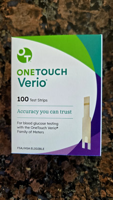 One Touch Verio test strips 100 count Exp. Jan 31 2027