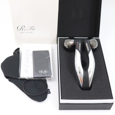 MTG ReFa ACTIVE Face Massager Black Used Free Shipping | eBay