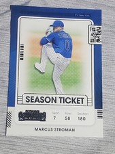 2021 Panini Contenders Base Season Ticket #41 Marcus Stroman - New York Mets