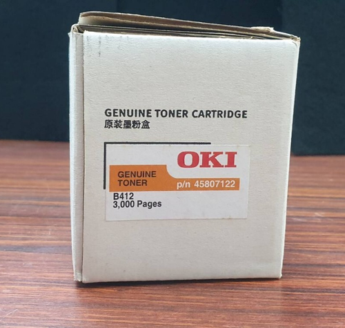 Genuine OKI B412 Black Toner Cartridge 45807122 - 第 3/3 張圖片