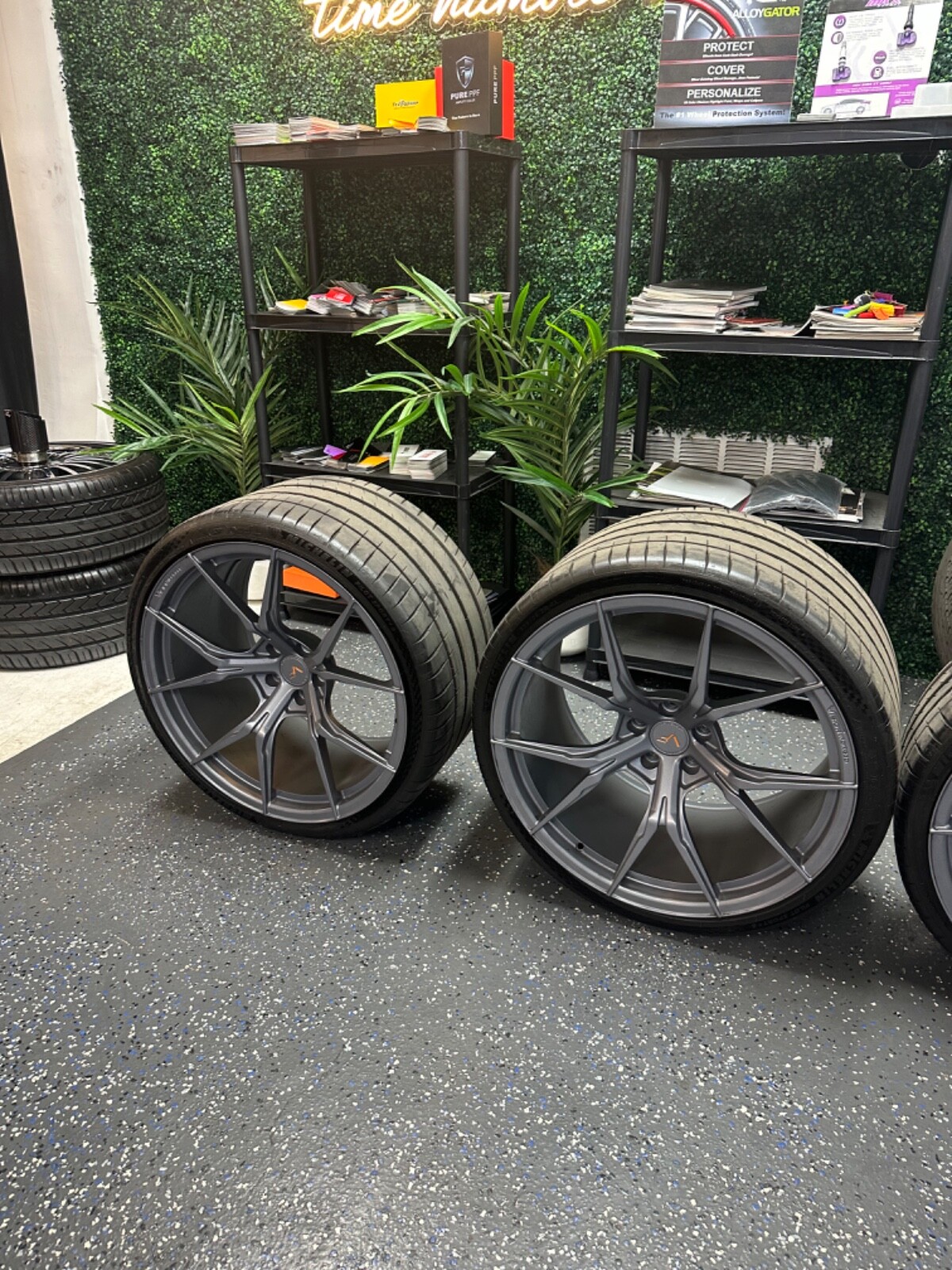 rims and tires 20" and 21" forged concaved mclaren 570s 