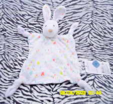 CE/ DOUDOU GRAIN DE BLE  ZANNIER LAPIN BLANC  COEUR ORANGE 100% NEUF...7 DISPO