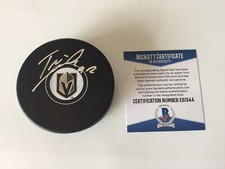 Tomas Nosek Signed Autographed Vegas Golden Knights Puck Beckett BAS COA aa