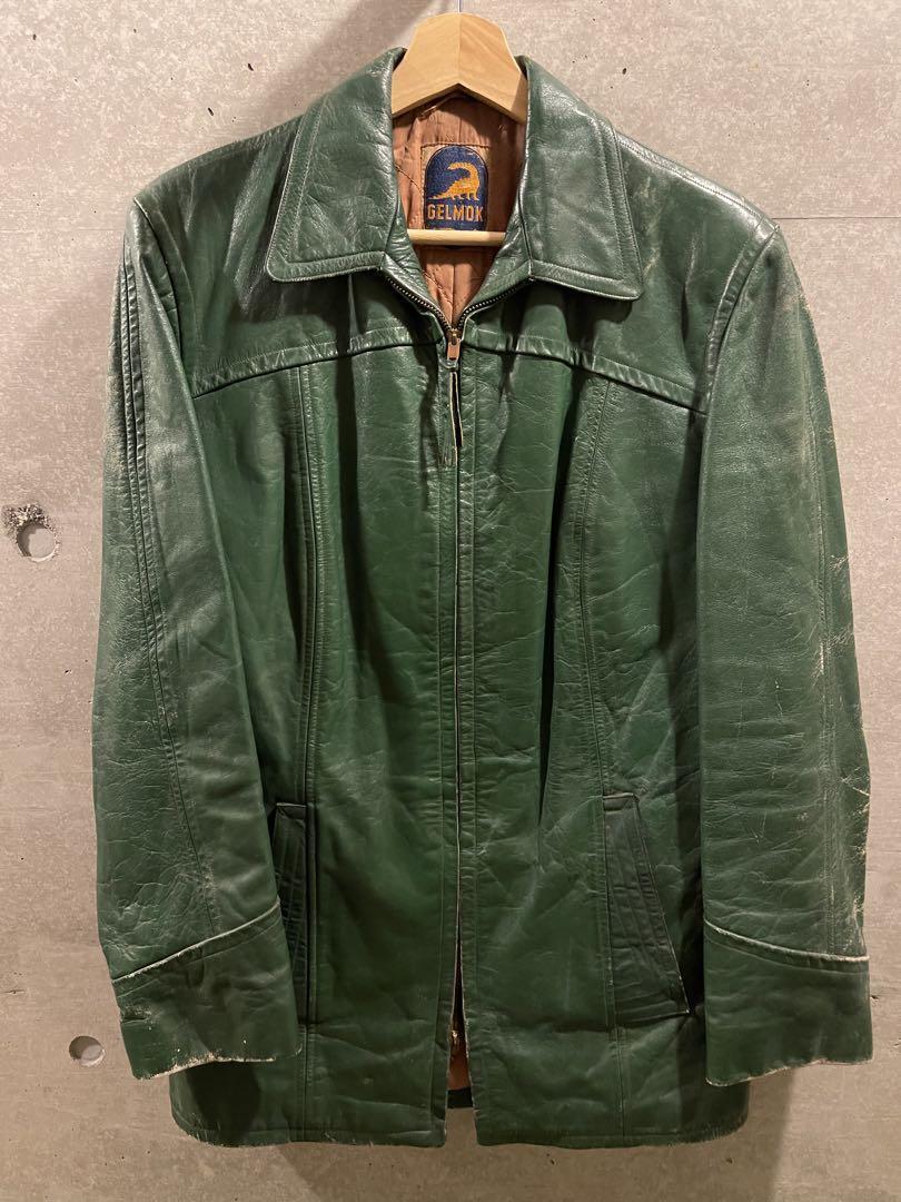 GELMOK 30s-40s Green Motorcycle Jacket size M | eBay GELMOK 30s-40s Green Motorcycle Jacket size M | eBay