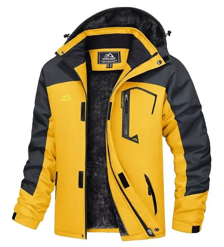 Grundens Gage Storm Runner Waterproof Fishing Jacket Hi Vis