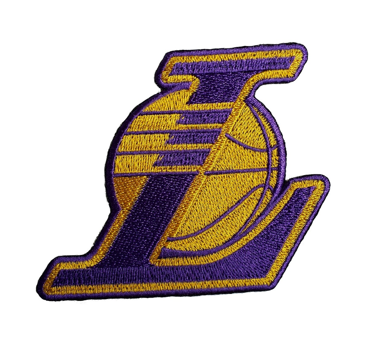 Lakers NBA Basketball Fully Embroidered Iron On Patch x