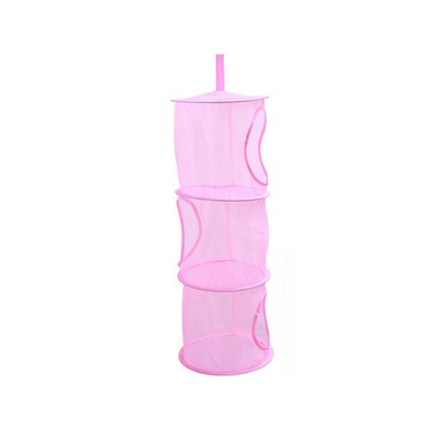  Hängender Speicherkorb Rosa Laundry Storage Bag Touch-and-close Fastening