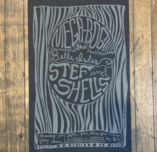 Stef Chura Mega Bog Indie Poster Belle Isles Screen Print RW 12.5x19in. Detroit