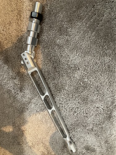 Winthrop Terminator Adjust-A-Butt #4 Silver LONG Saltwater Trolling rod But USA