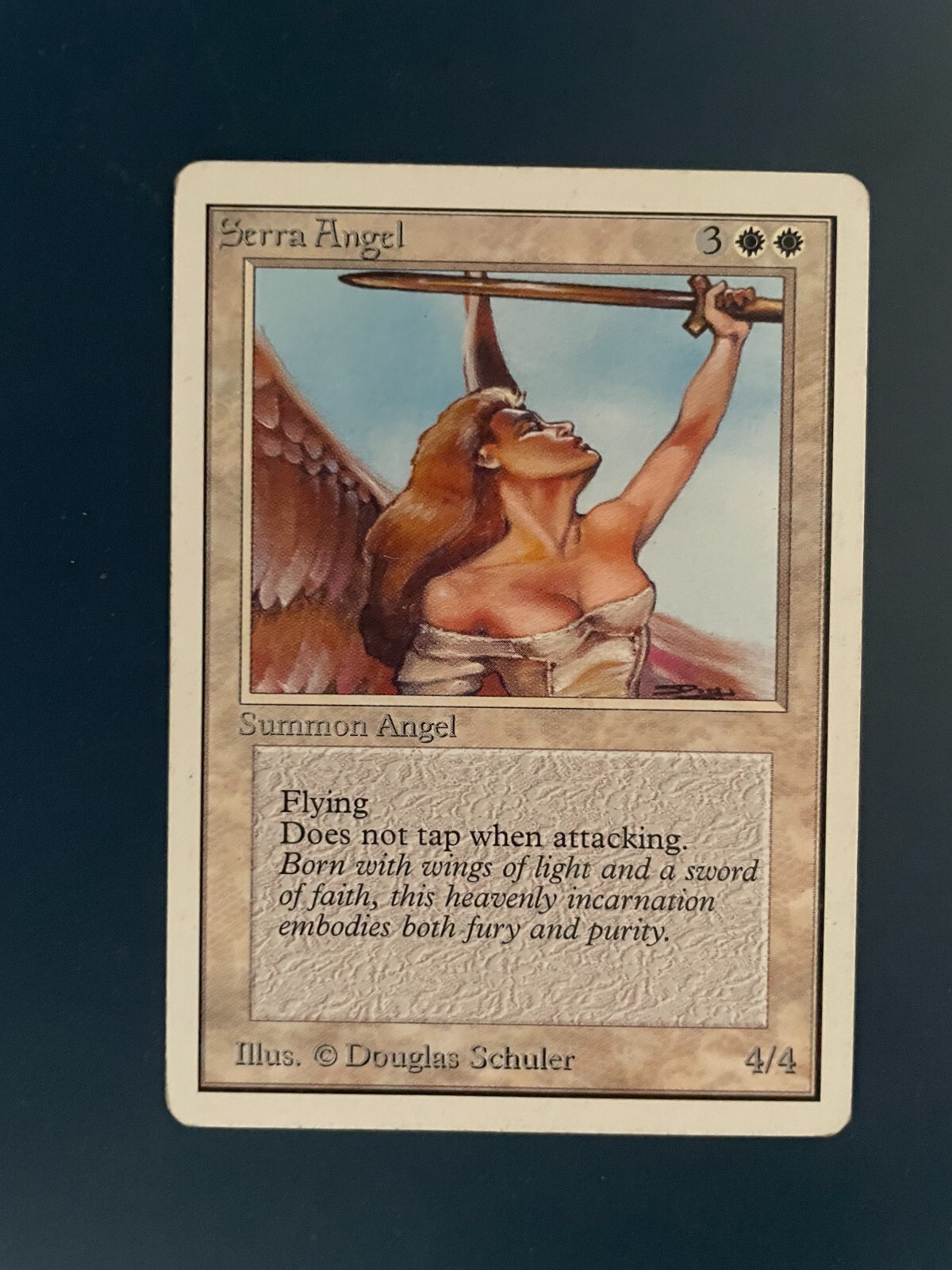 Serra Angel UNLIMITED edition MP (x1) Magic the Gathering MTG Old School
