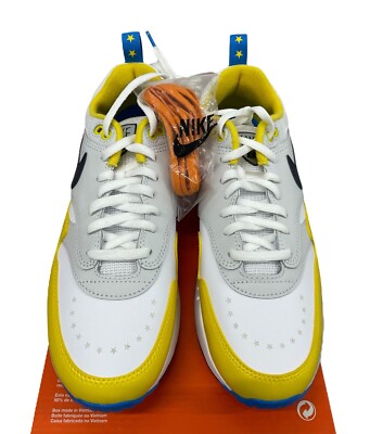 Nike Mens Sz 8.5 Air Max 1 \'86 OG G NRG White/Yellow/Obsidian FN8075 101 Golf Nike Air Max 1  main image 4