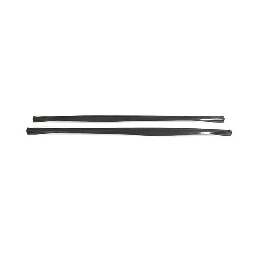 For Maserati Levante 2017-21 Real Carbon Fiber Side Skirt Extension Lip Spoiler - Picture 12 of 12