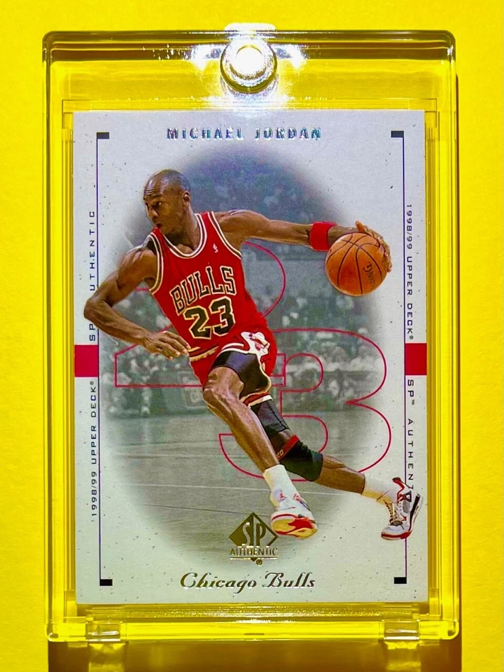 Michael Jordan MINT UPPER DECK SP AUTHENTIC 1998-99 JORDAN DRIVING TO THE HOOP! - Image 3 of 4