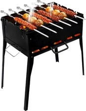 CKG Portable Charcoal Grill Heavy Duty Folding Mangal BBQ Outdoor Grill