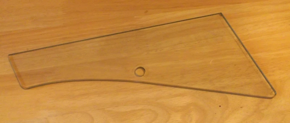 1963 CHRYSLER NEW YORKER SALON 4 DOOR HARDTOP FRONT VENT GLASS (NON-TINT) - Image 3 of 4