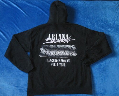 Ariana Grande peligroso mujeres World Tour Oficial Sudadera Con Capucha  Hombres Mediano Usado Raro | eBay