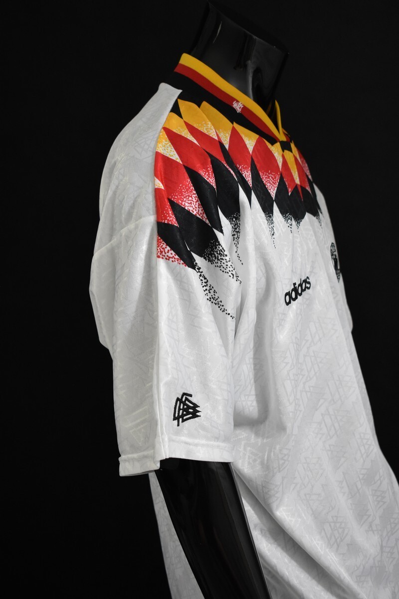 【adidas ドイツ代表】1994年 ワールドカップ　ユニフォーム ホーム 美品 】1994アメリカW杯 ドイツ代表【Lサイズ】ホーム