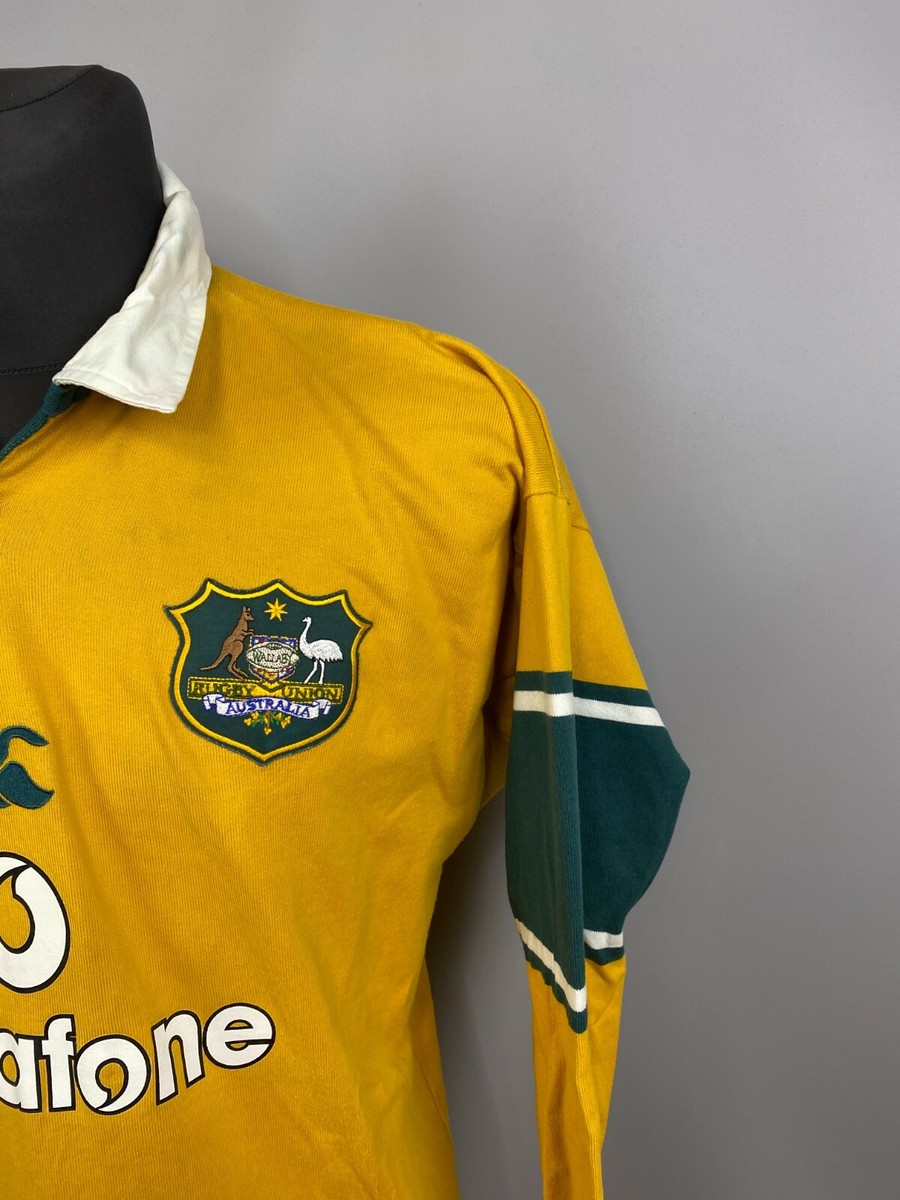 AUSTRALIA WALLABIES RUGBY HOME JERSEY CANTERBURY SHIRT LONG AUSTRALIA WALLABIES RUGBY HOME JERSEY CANTERBURY SHIRT LONG