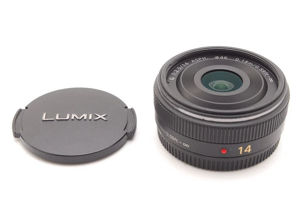 Panasonic LUMIX G 14mm F2.5 ASPH. H-H014 Black Operation and image are OK. Gener