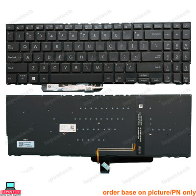 Asus ZenBook Flip 15 UX564E UX564EH UX564EI UX564PH black backlit US keyboard